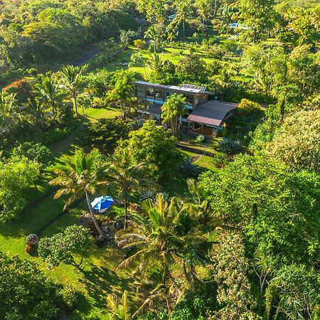 Jungle Haven Ocean Front Eco Villa On Fruit Farm Pahoa Kültér fotó