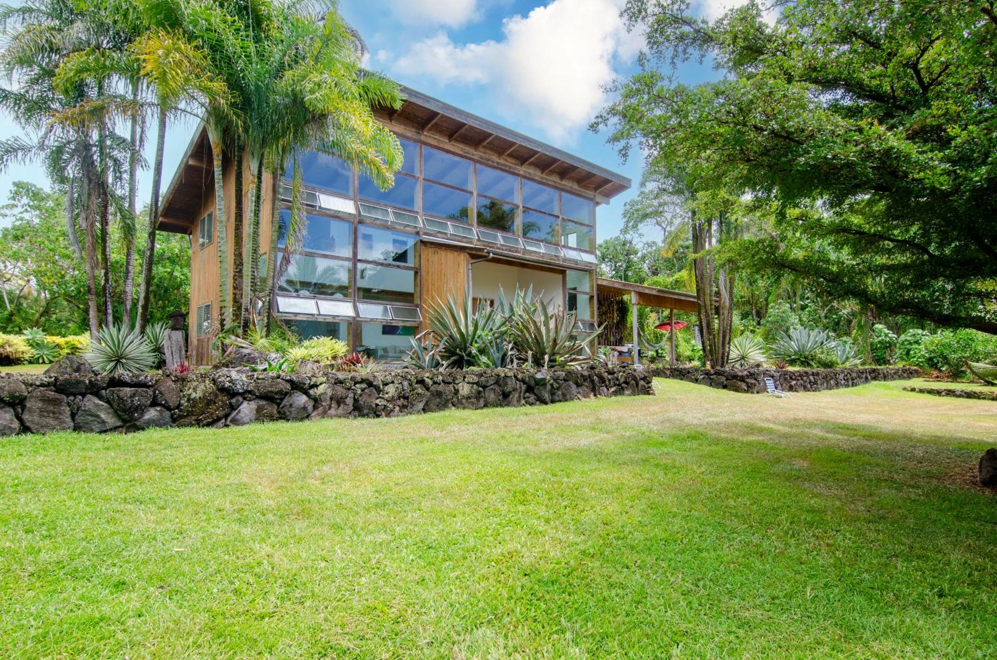 Jungle Haven Ocean Front Eco Villa On Fruit Farm Pahoa Kültér fotó